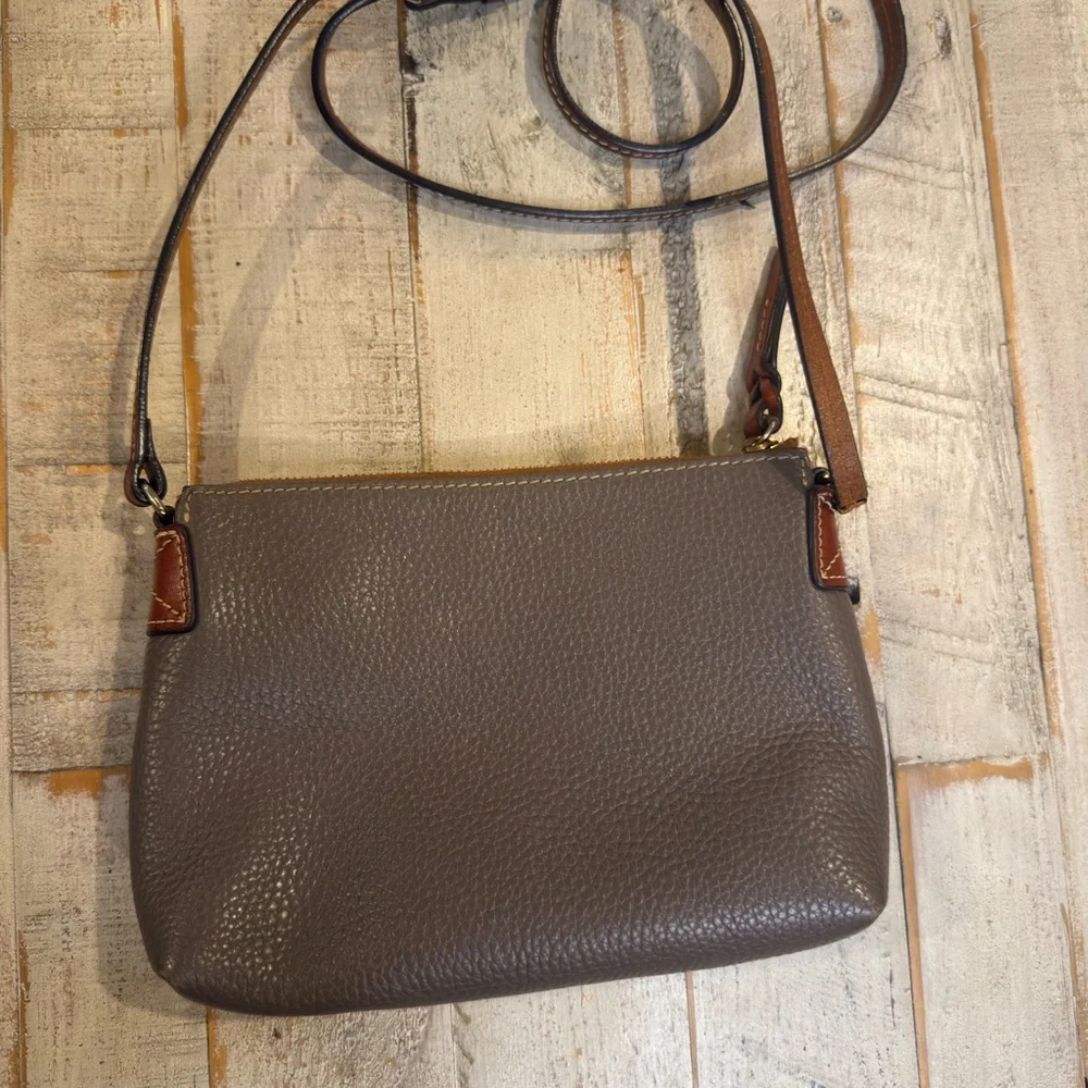 Dooney & Bourke Textured Leather Satchel | Classic Everyday Bag - Picture 3 of 6